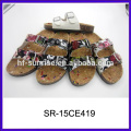 Nuevas sandalias planas de las señoras elegantes de la manera sandalias baratas de las señoras de las sandalias de China